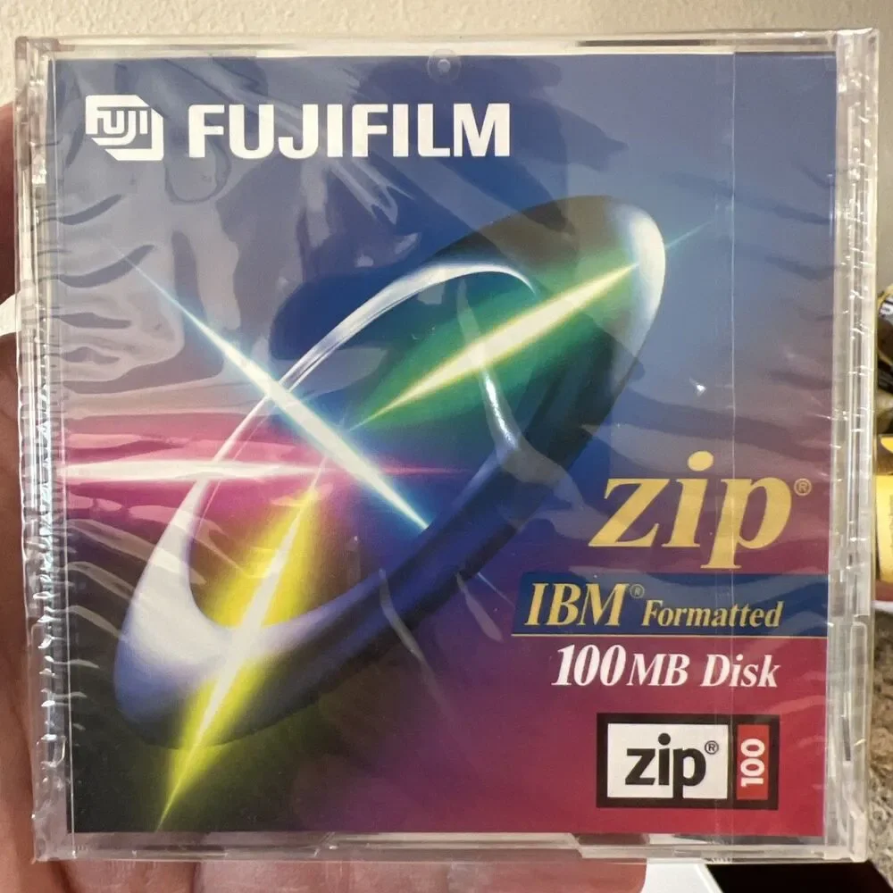 FujiFilm 100 MB IBM Formatted Disk Zip Drive Fuji Film Lot Of 4 NEW